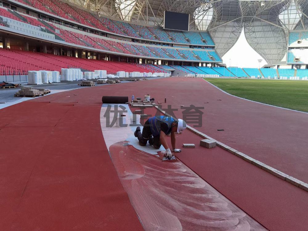 加查预制型橡胶跑道每平方米的价格